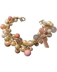 Chanel Baroque Perlen Armbänder - Pink