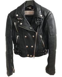 burberry leather jacket womens