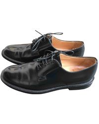 Moncler Mocassins en Cuir Noir