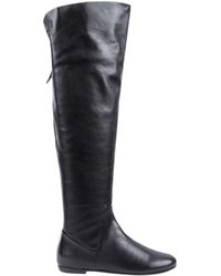 Giuseppe Zanotti Leder Stiefel - Schwarz