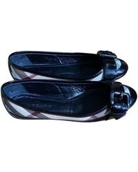 Burberry Cloth Ballet Flats - Natural