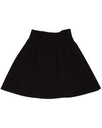 Miu Miu Jupe \N en Coton Noir