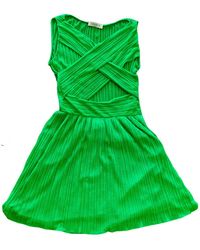 Sandro Midi kleid - Grün