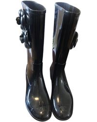 chanel wellington boots