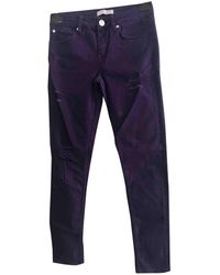 Sandro Jeans Baumwolle Lila