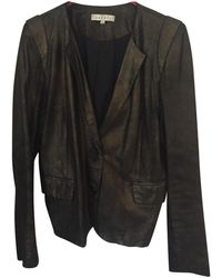 Sandro Leder Blazer - Schwarz