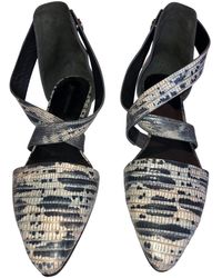 Alexander Wang Leder Sandalen - Grau