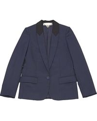 Stella McCartney Chaqueta en lana marino \N - Azul