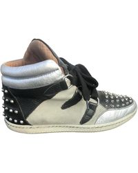 Sandro Albatorock Leder Sneakers - Mehrfarbig