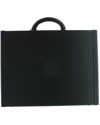 Louis Vuitton Vintage Bisten Khaki Cloth Bag - Black