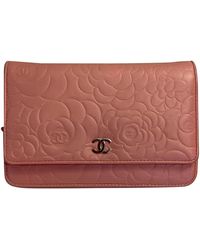 Chanel Wallet On Chain Leder Cross Body Tashe - Pink
