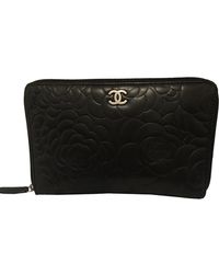 Chanel Cartera de Cuero - Negro