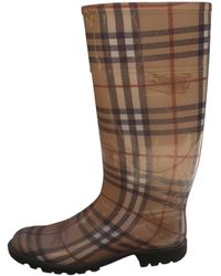 burberry rain boots womens gold