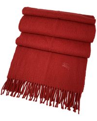 Burberry Pañuelos. Bufandas en lana naranja