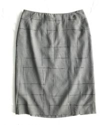 Valentino Jupe \N en Laine Gris