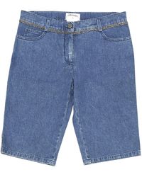 Chanel Bermudas en denim - vaquero azul \N