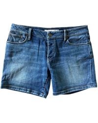 Burberry Blue Cotton - Elasthane Shorts