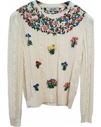 Valentino \n Ecru Wool Knitwear - Multicolour