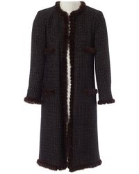 Chanel Cappotto in Lana - Nero
