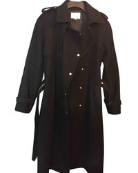 Sandro Black Wool Coat