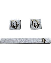 Dior Gemelli in metallo argentato - Multicolore