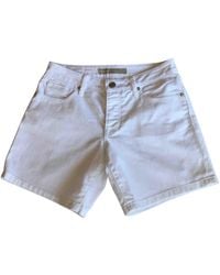 Burberry White Denim - Jeans Shorts - Blue