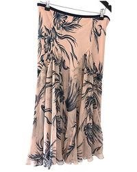 Diane von Furstenberg Seide Maxi rock - Natur