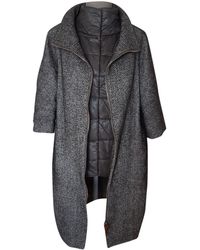 Herno Doudoune en laine - Gris