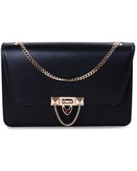 Valentino Demilune Leder Handtaschen - Schwarz