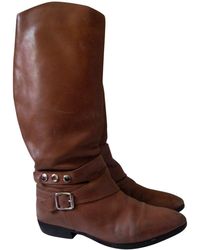 Sandro Leder Stiefel - Braun