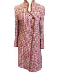 Chanel Tweed Mäntel - Pink
