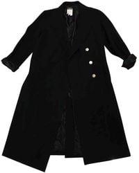 Chanel Wolle Regenjacke - Schwarz