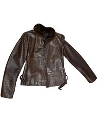 Max Mara Mink Short Vest - Brown