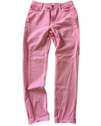 Sandro Pink Cotton Jeans