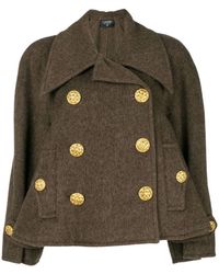 Chanel Cappotto in Lana - Marrone