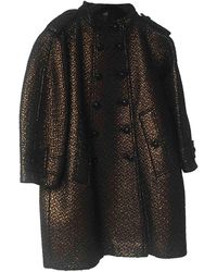 Burberry Wool Coat - Metallic