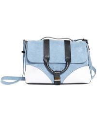 Jason Wu Blue Suede Handbag