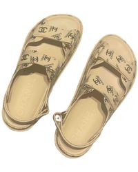 Chanel Dad Sandals Römersandalen - Natur