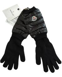 Moncler Gants en Laine Noir