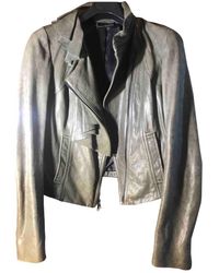 Diane von Furstenberg Leder Blazer - Grün