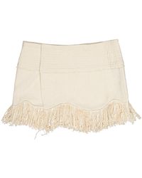 Isabel Marant Seide Mini Rock - Natur