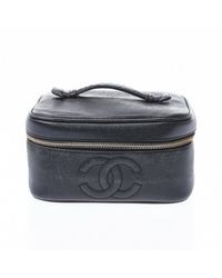 Chanel Bolsos de viaje en cuero negro - Multicolor