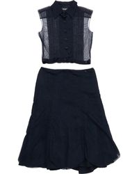 Chanel Midi Kleid - Blau