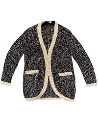 Chanel Wolle Cardigan - Schwarz