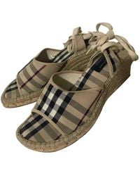 Burberry Cloth Sandals - Multicolour