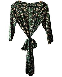 Diane von Furstenberg Seide Mini kleid - Grün