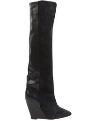 Isabel Marant Bottes \N en Cuir Noir