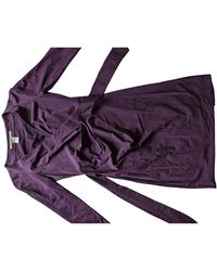 Diane von Furstenberg Midi kleid - Lila
