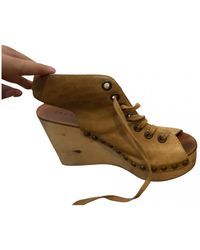 Sandro Leder Sandalen - Mehrfarbig