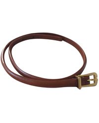 Diane von Furstenberg Leder Gürtel - Braun